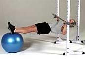 Picture of ball exercises for abs